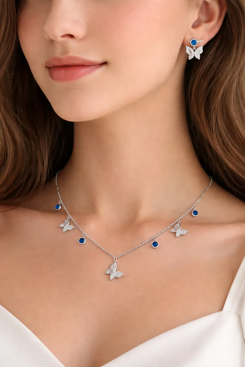 Blue Butterfly Charm