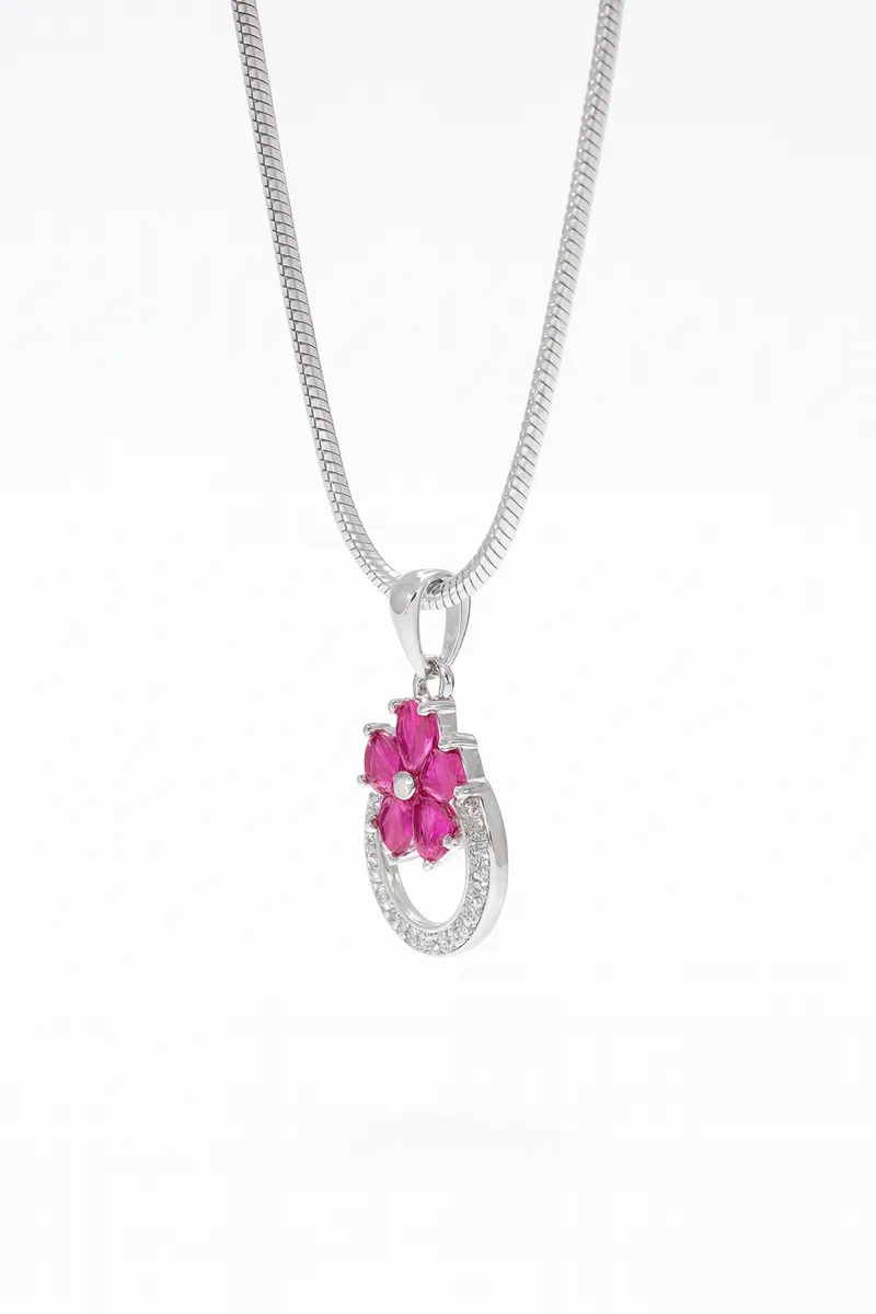 Ruby Floral Halo