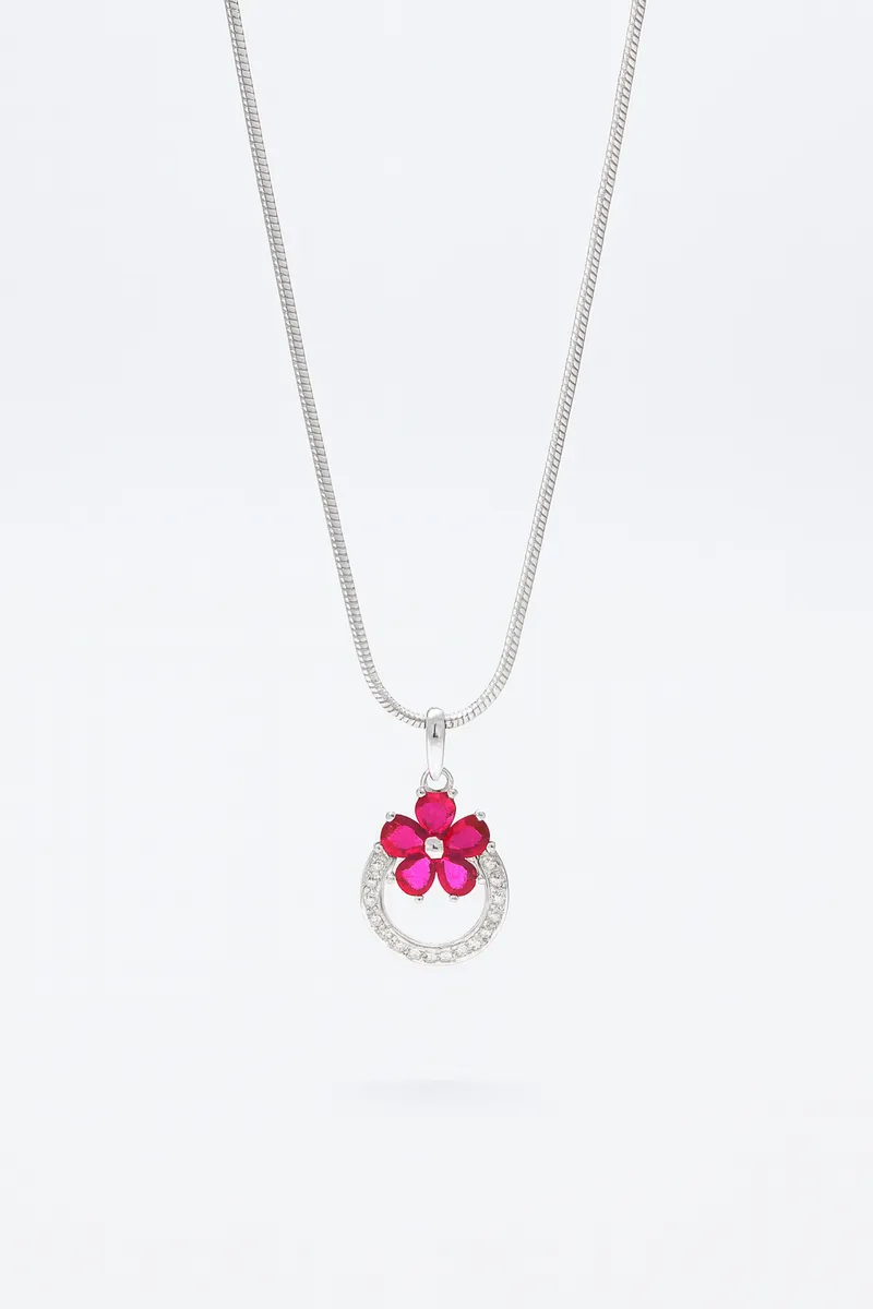 Ruby Floral Halo