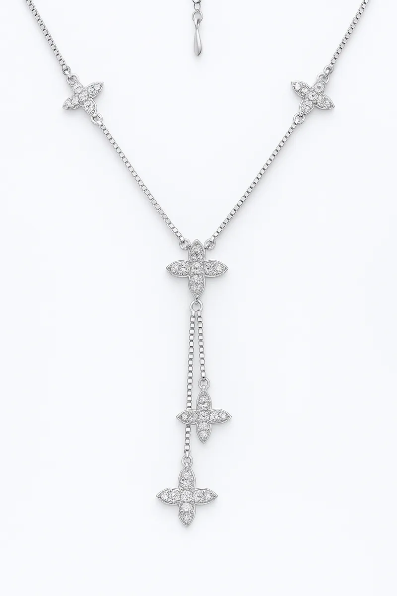 The Floral Drop Necklace