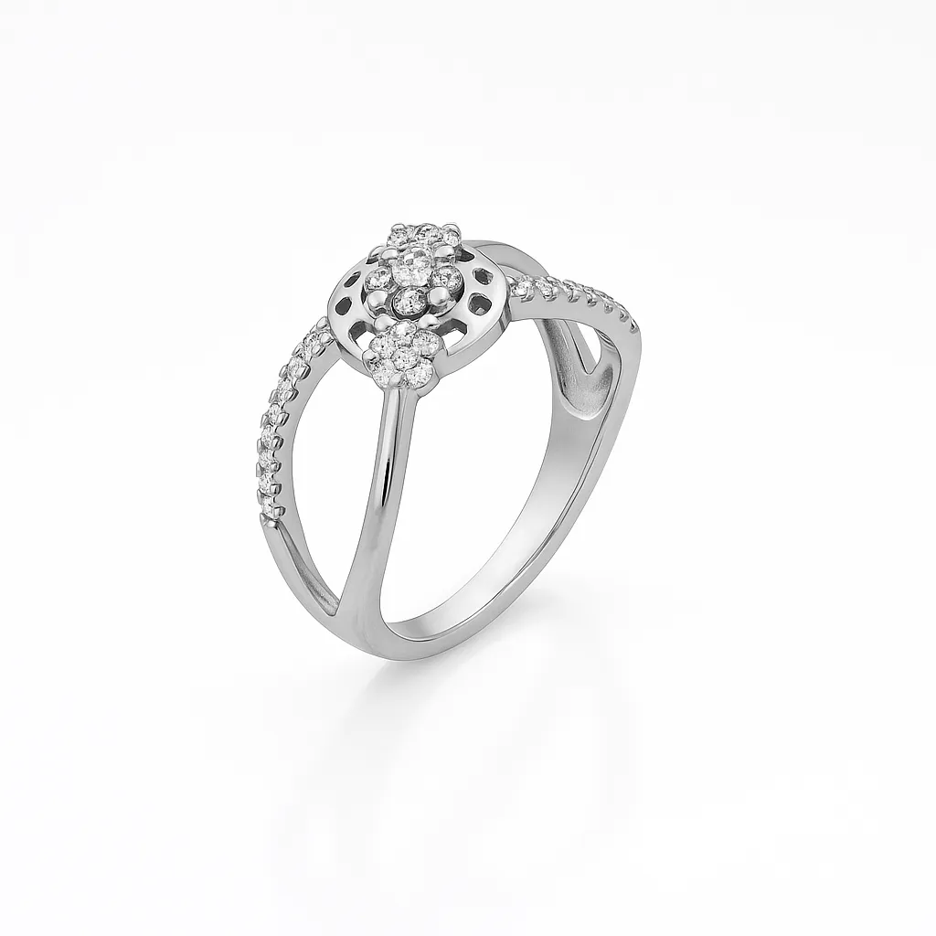 The Silver Bloom Ring